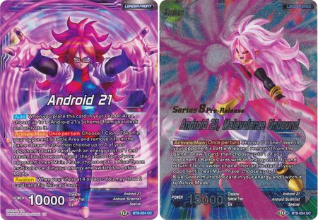Android 21 // Android 21, Malevolence Unbound (BT8-024_PR) [Malicious Machinations Prerelease Promos] | Odin's Place