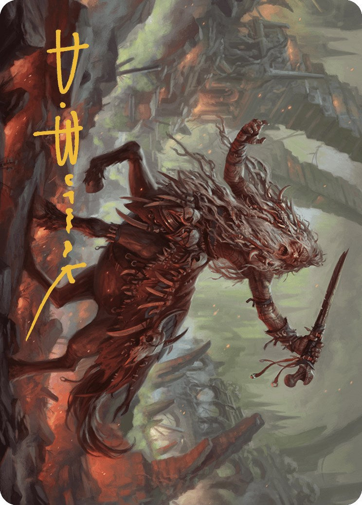 Yarus, Roar of the Old Gods Art Card (24/49) (Gold-Stamped Signature) [Murders at Karlov Manor Art Series] | Odin's Place
