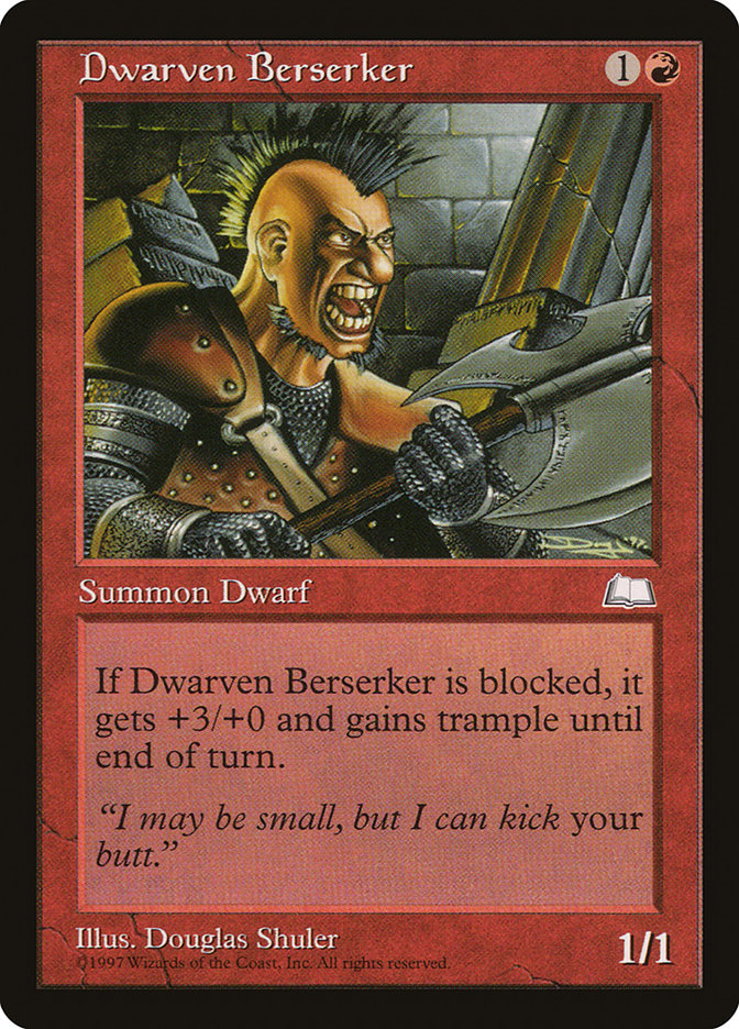 Dwarven Berserker (97) [Weatherlight] | Odin's Place