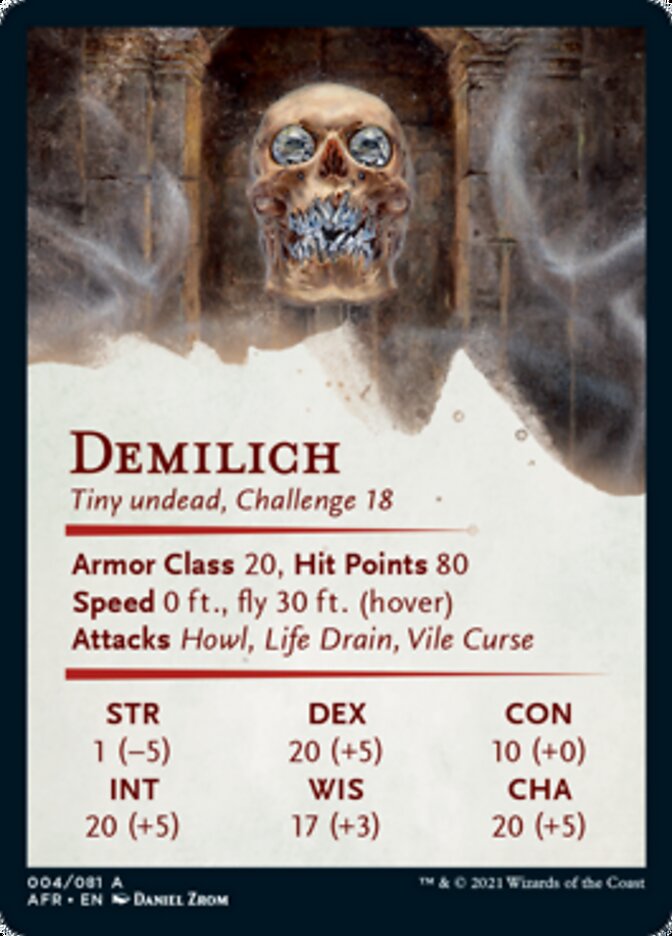 Demilich Art Card [Dungeons & Dragons: Adventures in the Forgotten Realms Art Series] | Odin's Place