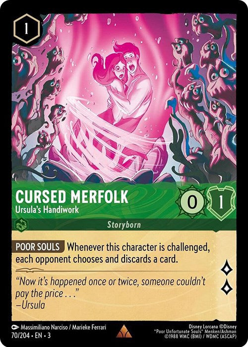 Cursed Merfolk - Ursula's Handiwork (70/204) [Into the Inklands] | Odin's Place