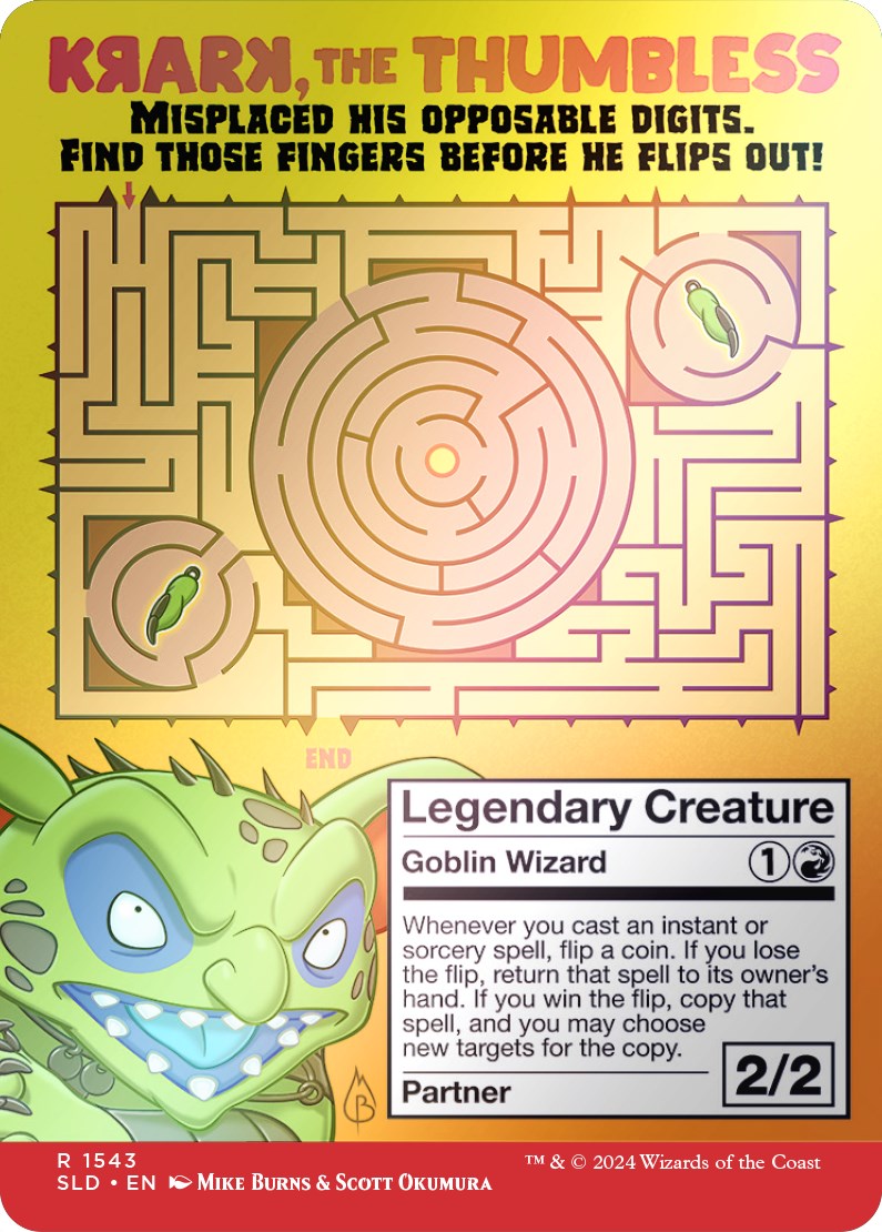 Krark, the Thumbless (Rainbow Foil) [Secret Lair Drop Series] | Odin's Place