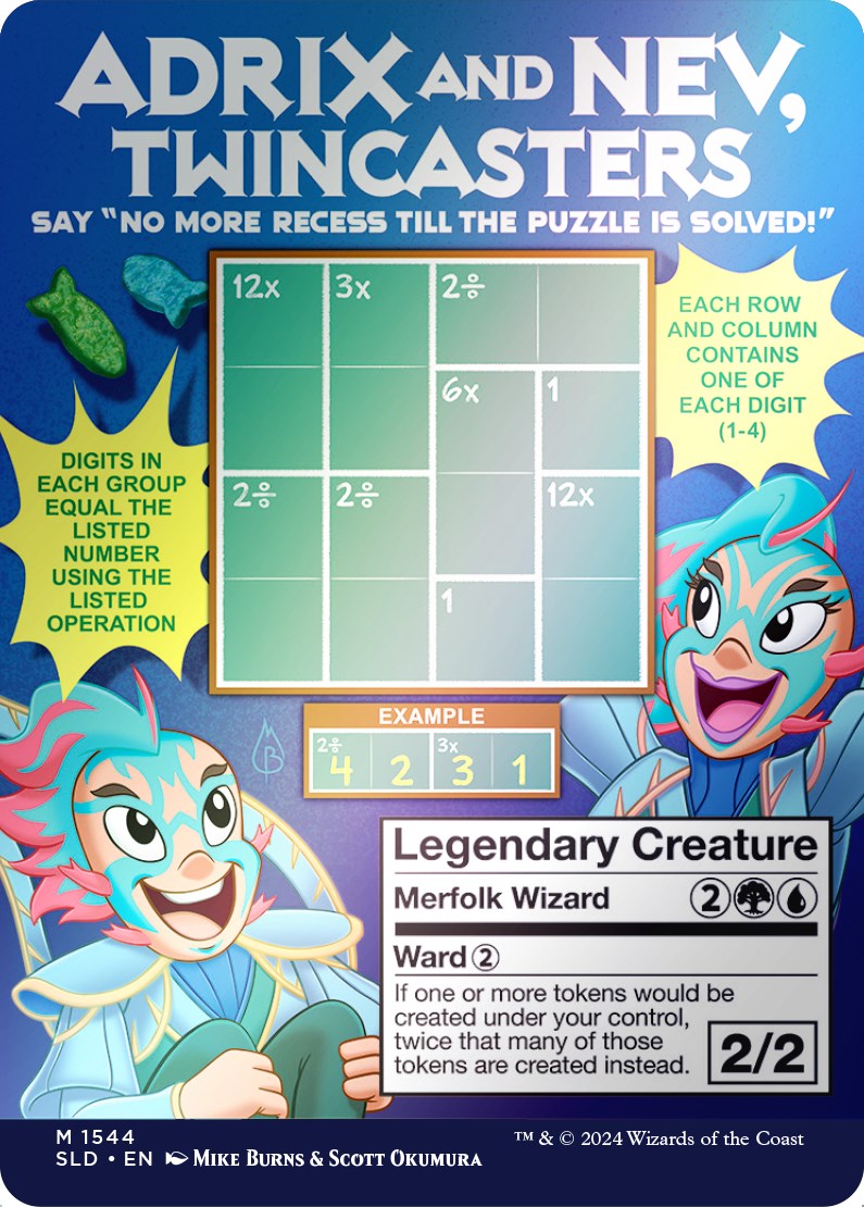 Adrix and Nev, Twincasters (Rainbow Foil) [Secret Lair Drop Series] | Odin's Place