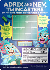 Adrix and Nev, Twincasters (Rainbow Foil) [Secret Lair Drop Series] | Odin's Place