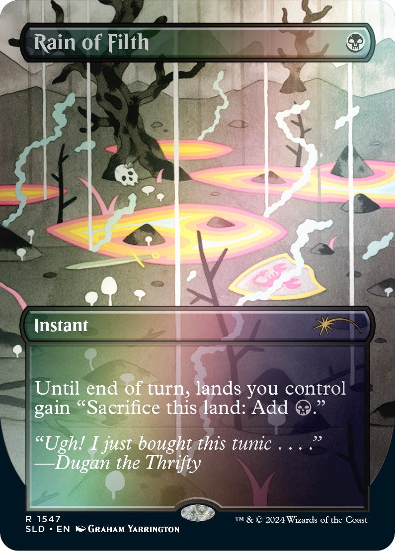 Rain of Filth (Rainbow Foil) [Secret Lair Drop Series] | Odin's Place