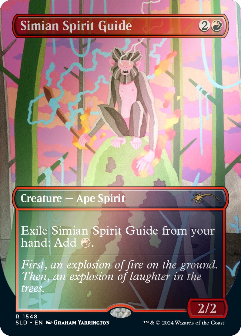 Simian Spirit Guide (Rainbow Foil) [Secret Lair Drop Series] | Odin's Place