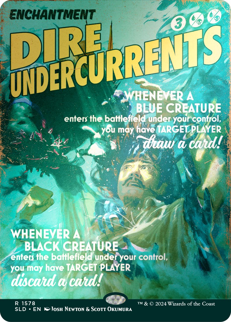 Dire Undercurrents (Rainbow Foil) [Secret Lair Drop Series] | Odin's Place