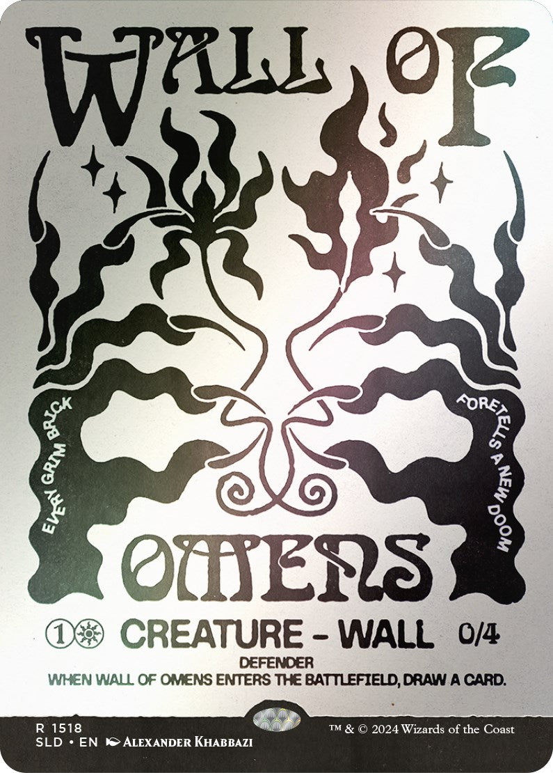 Wall of Omens (Rainbow Foil) [Secret Lair Drop Series] | Odin's Place