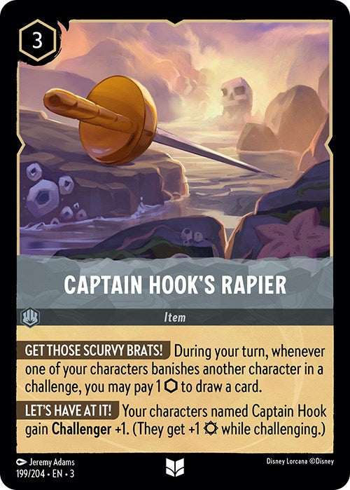 Captain Hook's Rapier (199/204) [Into the Inklands] | Odin's Place