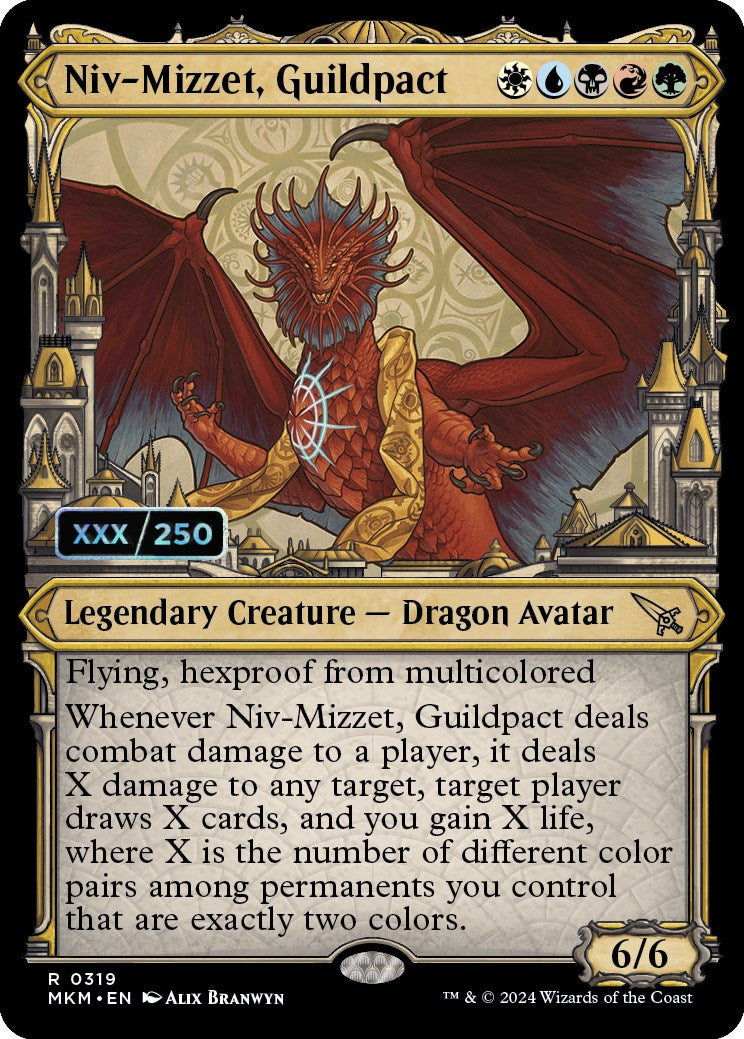 Niv-Mizzet, Guildpact (Serialized) [Murders at Karlov Manor] | Odin's Place