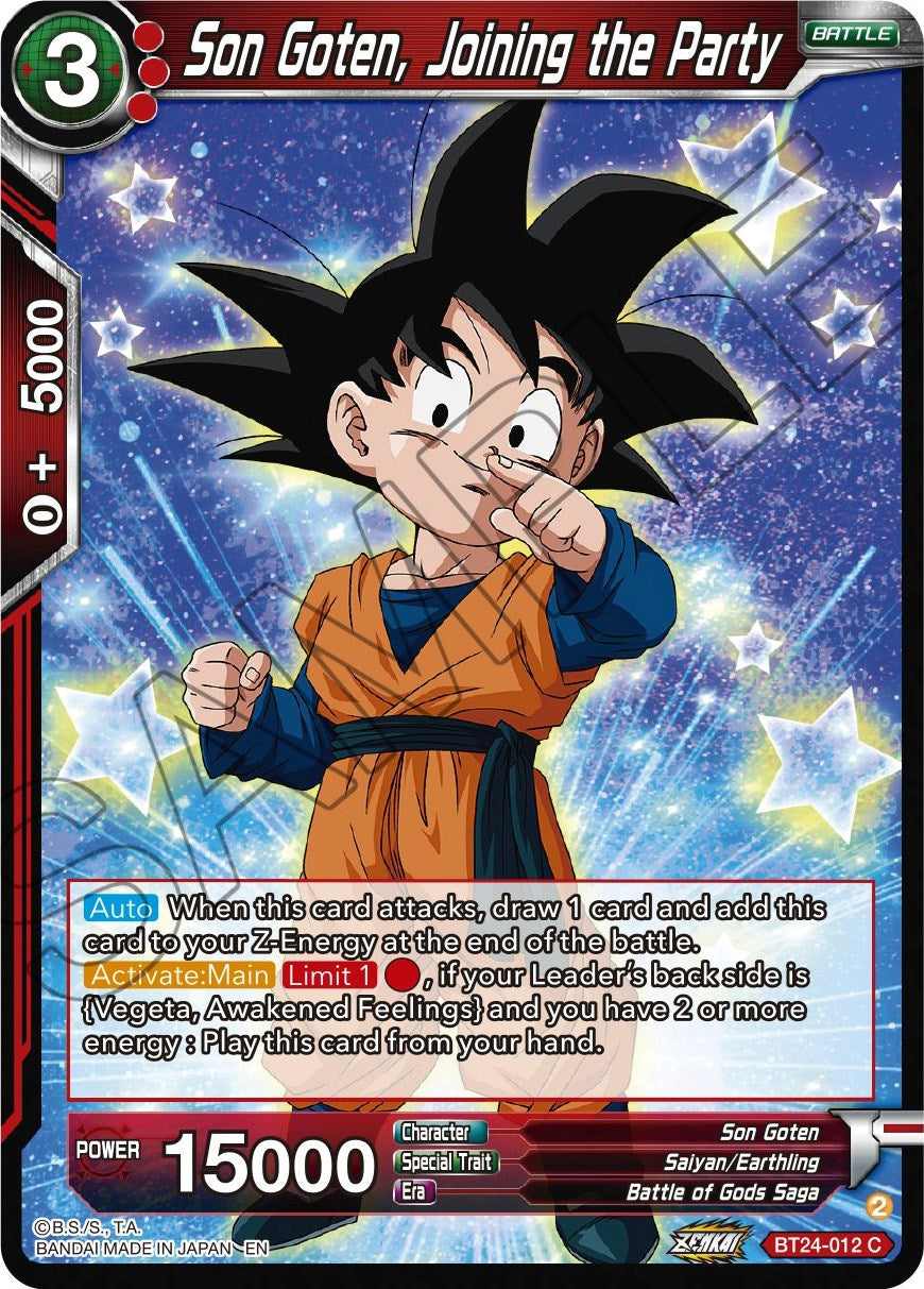 Son Goten, Joining the Party (BT24-012) [Beyond Generations] | Odin's Place