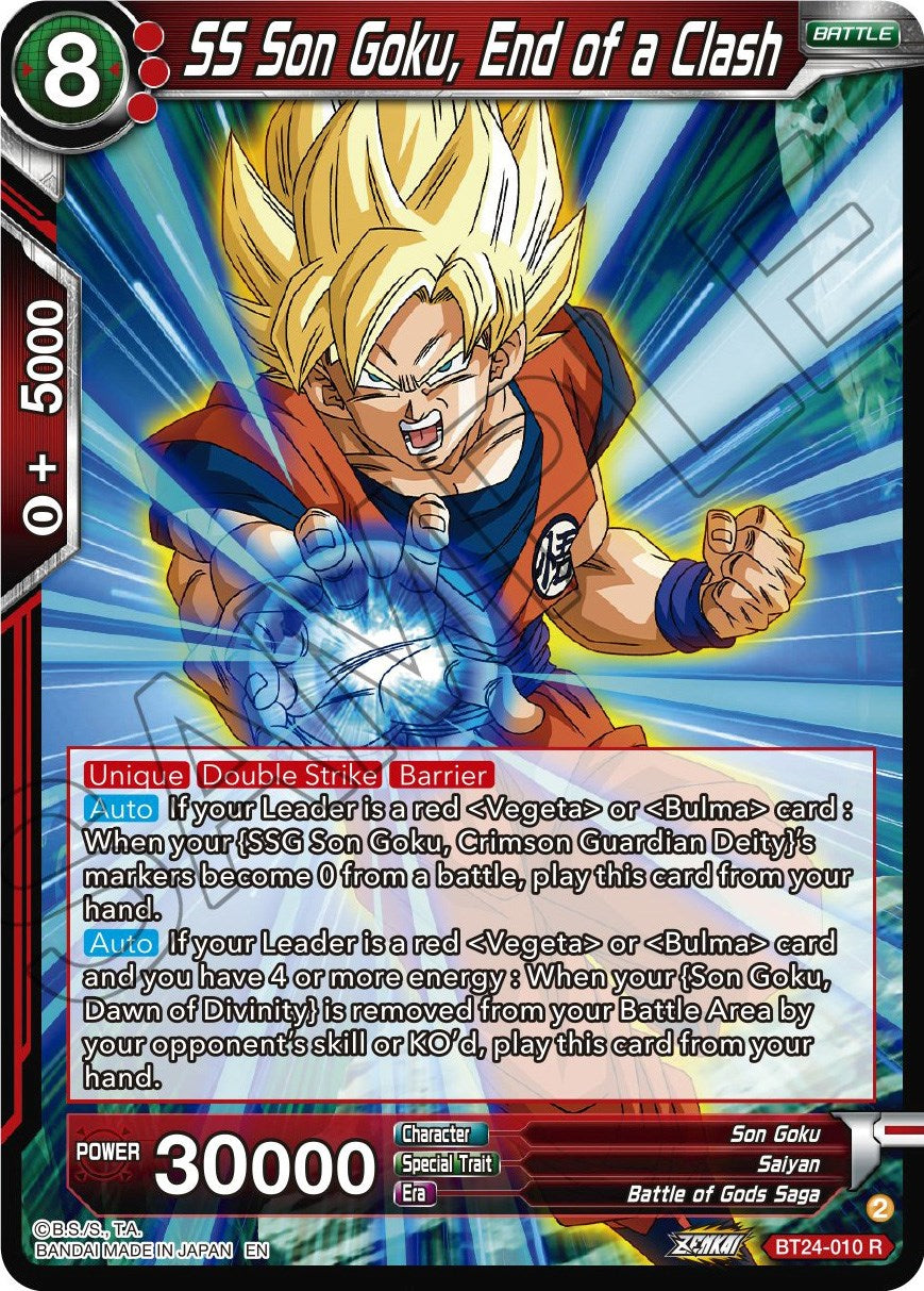 SS Son Goku, End of a Clash (BT24-010) [Beyond Generations] | Odin's Place