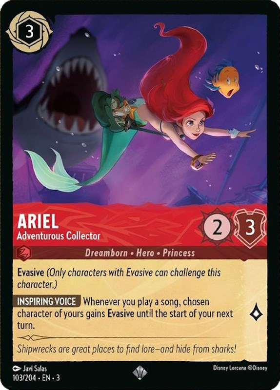 Ariel - Adventurous Collector (103/204) [Into the Inklands] | Odin's Place