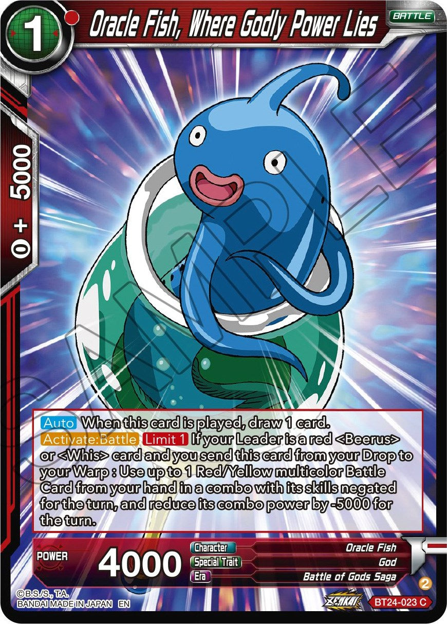 Oracle Fish, Where Godly Power Lies (BT24-023) [Beyond Generations] | Odin's Place