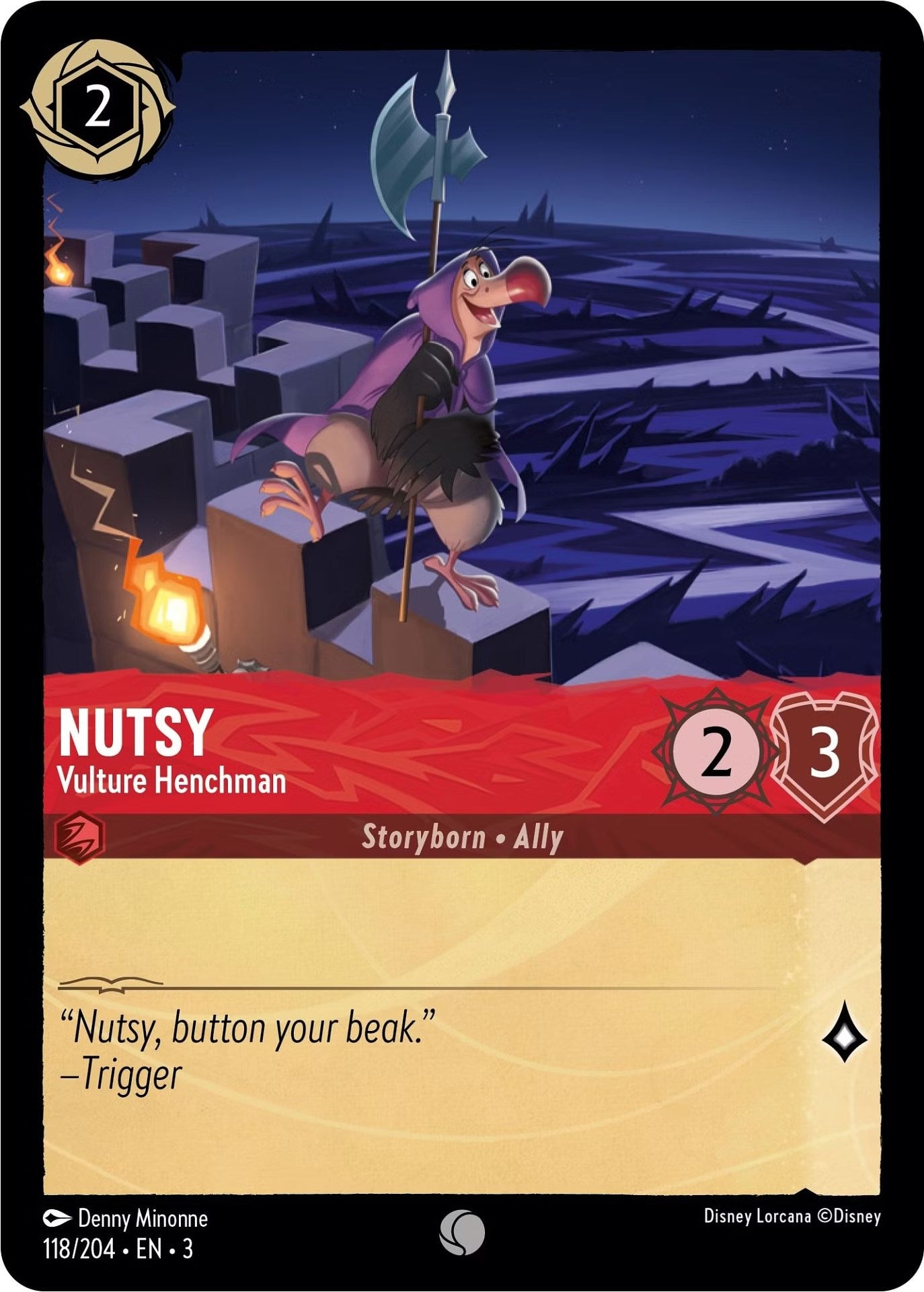 Nutsy - Vulture Henchman (118/204) [Into the Inklands] | Odin's Place