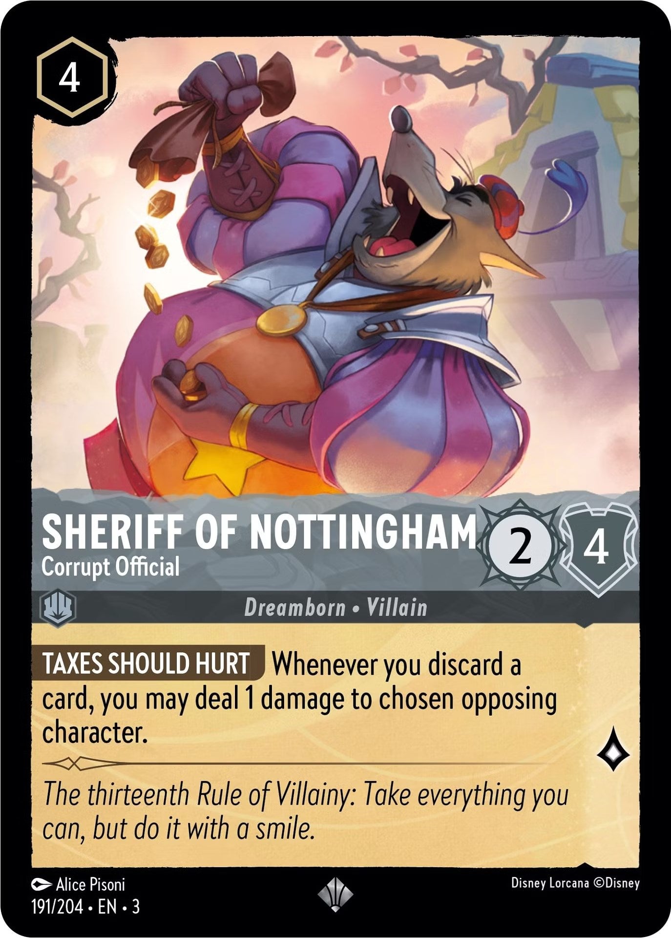 Sheriff of Nottingham - Corrupt Official (191/204) [Into the Inklands] | Odin's Place