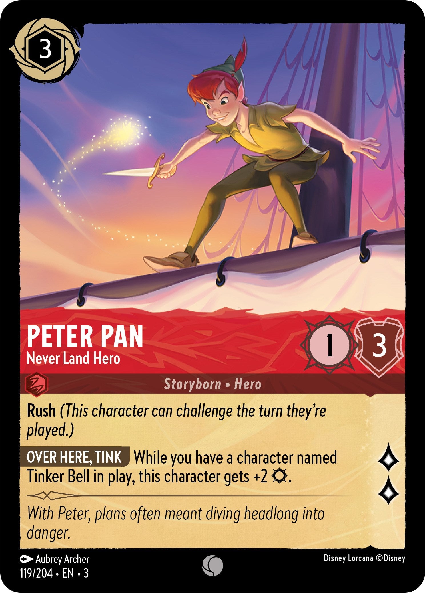 Peter Pan - Never Land Hero (119/204) [Into the Inklands] | Odin's Place