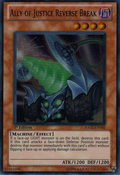 Ally of Justice Reverse Break [HA02-EN050] Super Rare | Odin's Place