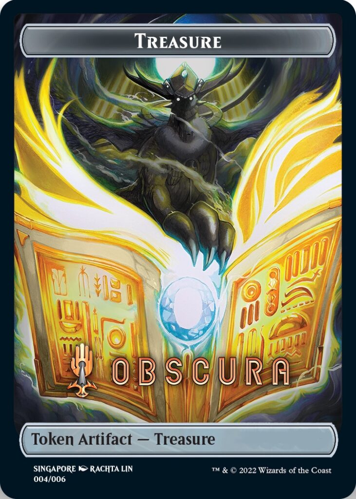 Treasure Token (Obscura) (Southeast Asia Artists) [Streets of New Capenna Tokens] | Odin's Place