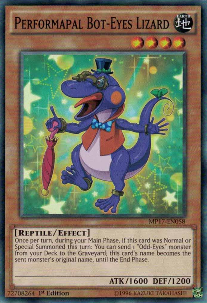 Performapal Bot-Eyes Lizard [MP17-EN058] Common | Odin's Place