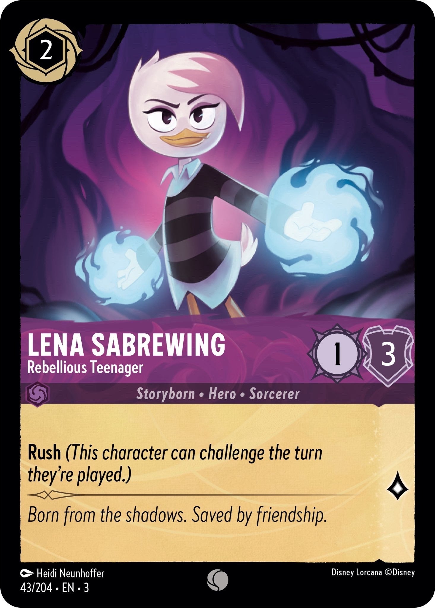 Lena Sabrewing - Rebellious Teenager (43/204) [Into the Inklands] | Odin's Place