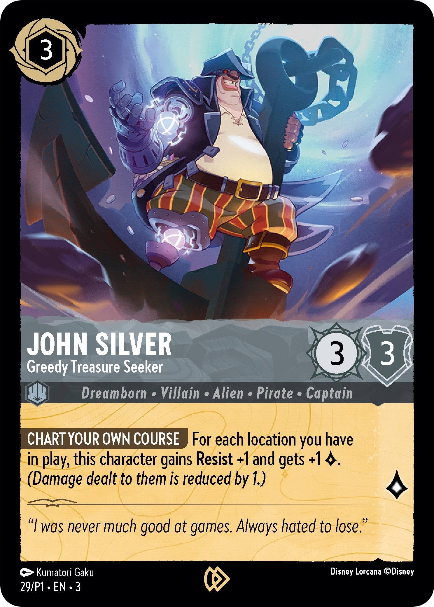 John Silver - Greedy Treasure Seeker (29) [Promo Cards] | Odin's Place