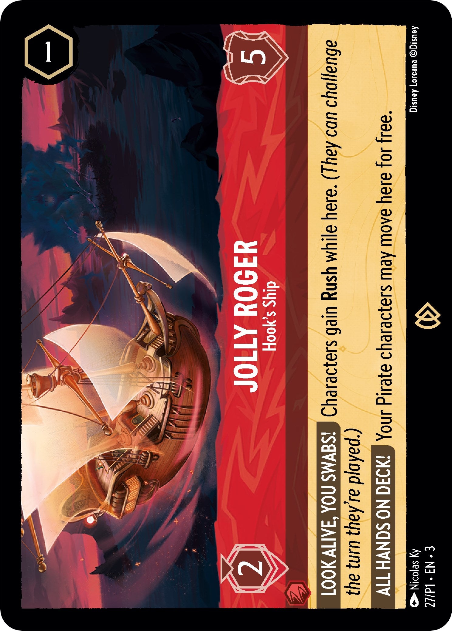 Jolly Roger - Hook's Ship (27) [Promo Cards] | Odin's Place