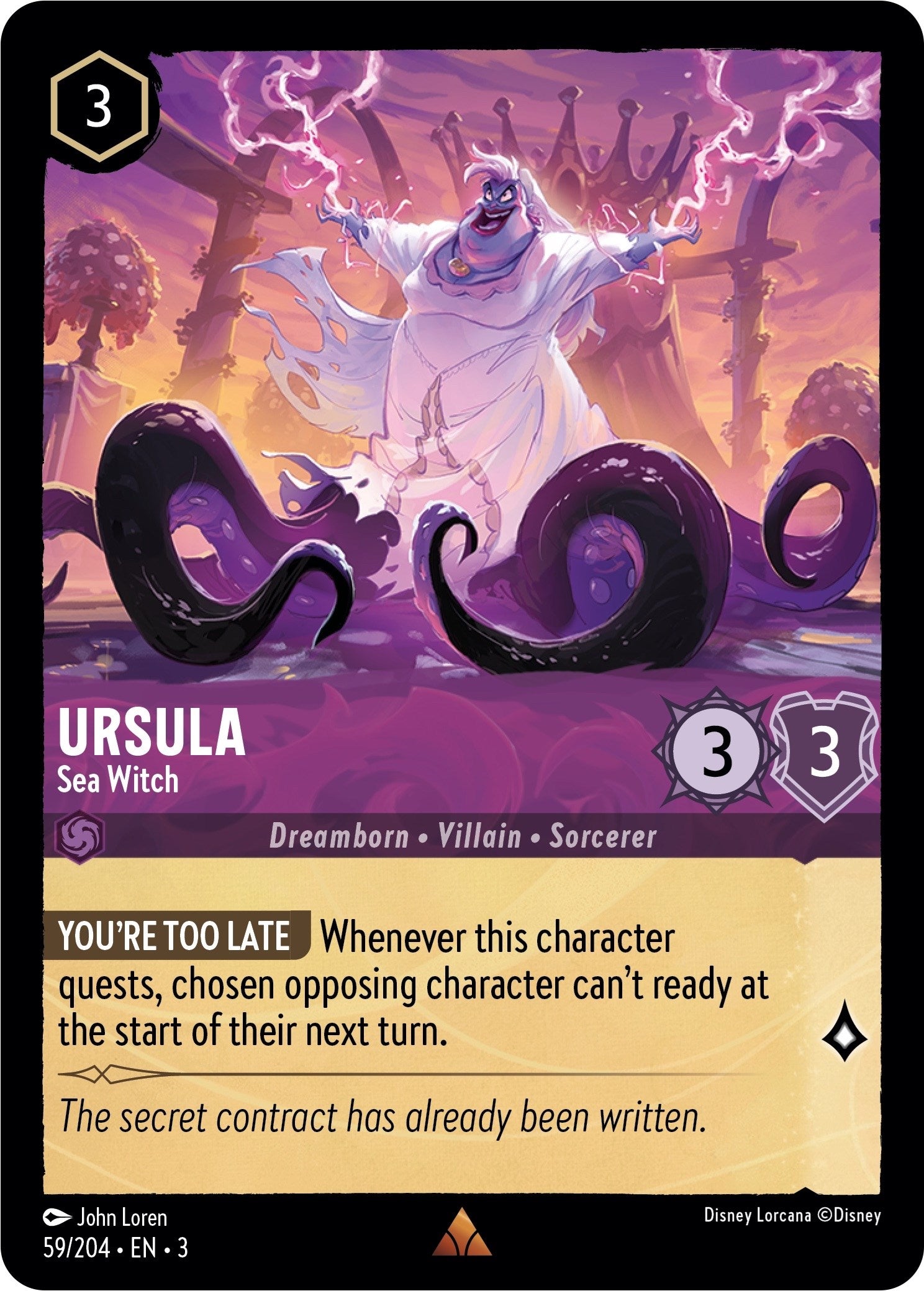 Ursula - Sea Witch (59/204) [Into the Inklands] | Odin's Place