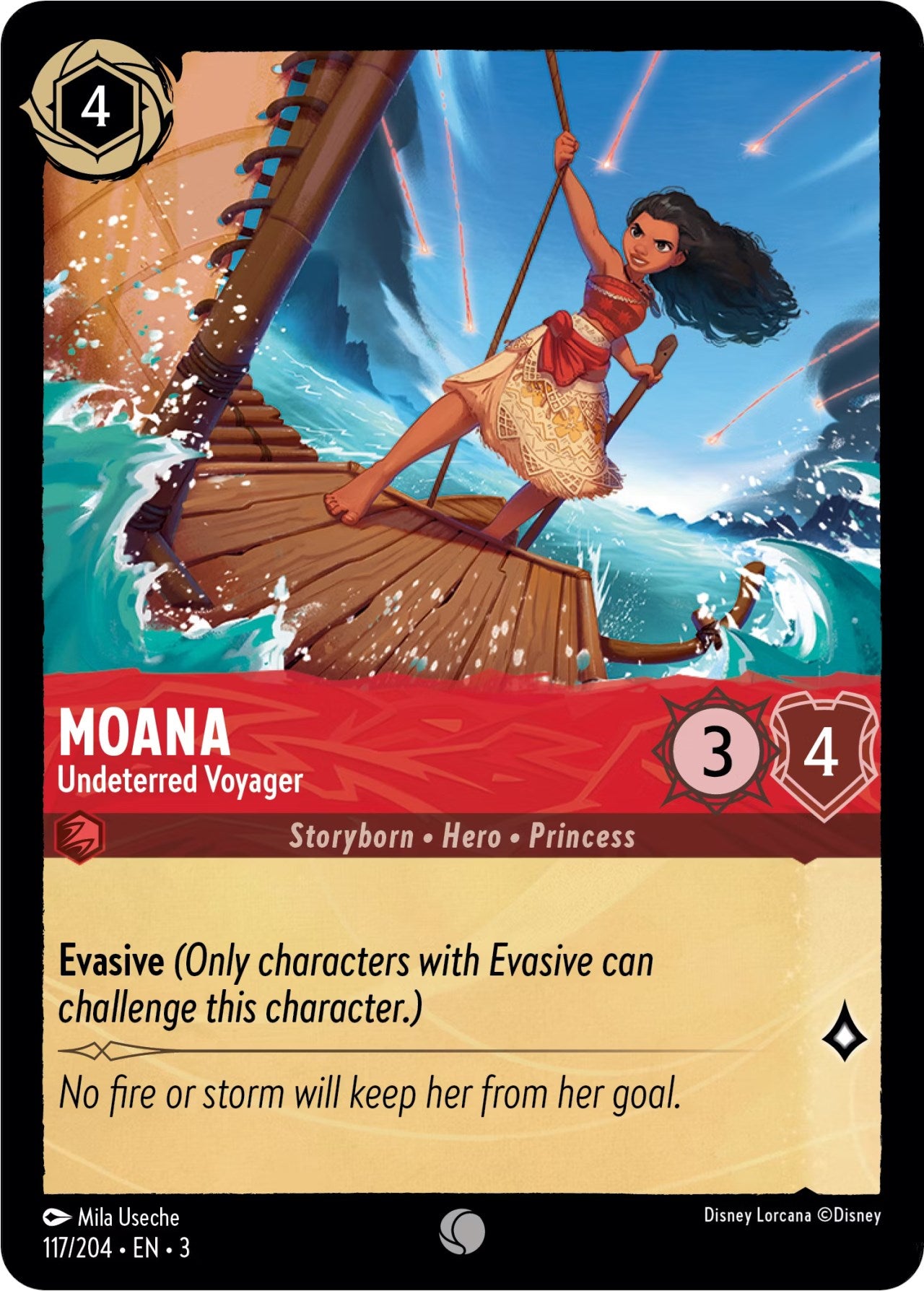 Moana - Undeterred Voyager (117/204) [Into the Inklands] | Odin's Place
