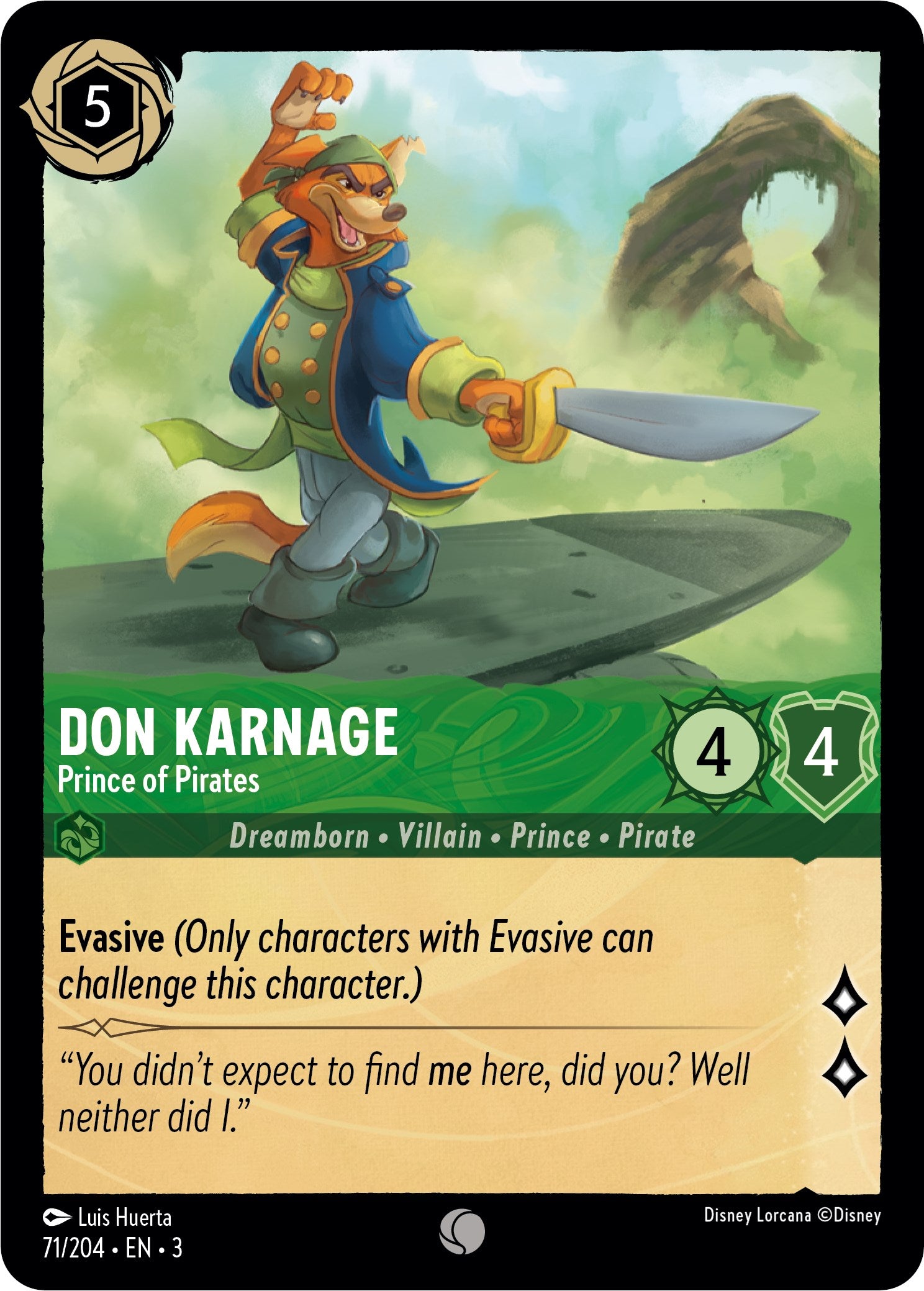 Don Karnage - Prince of Pirates (71/204) [Into the Inklands] | Odin's Place
