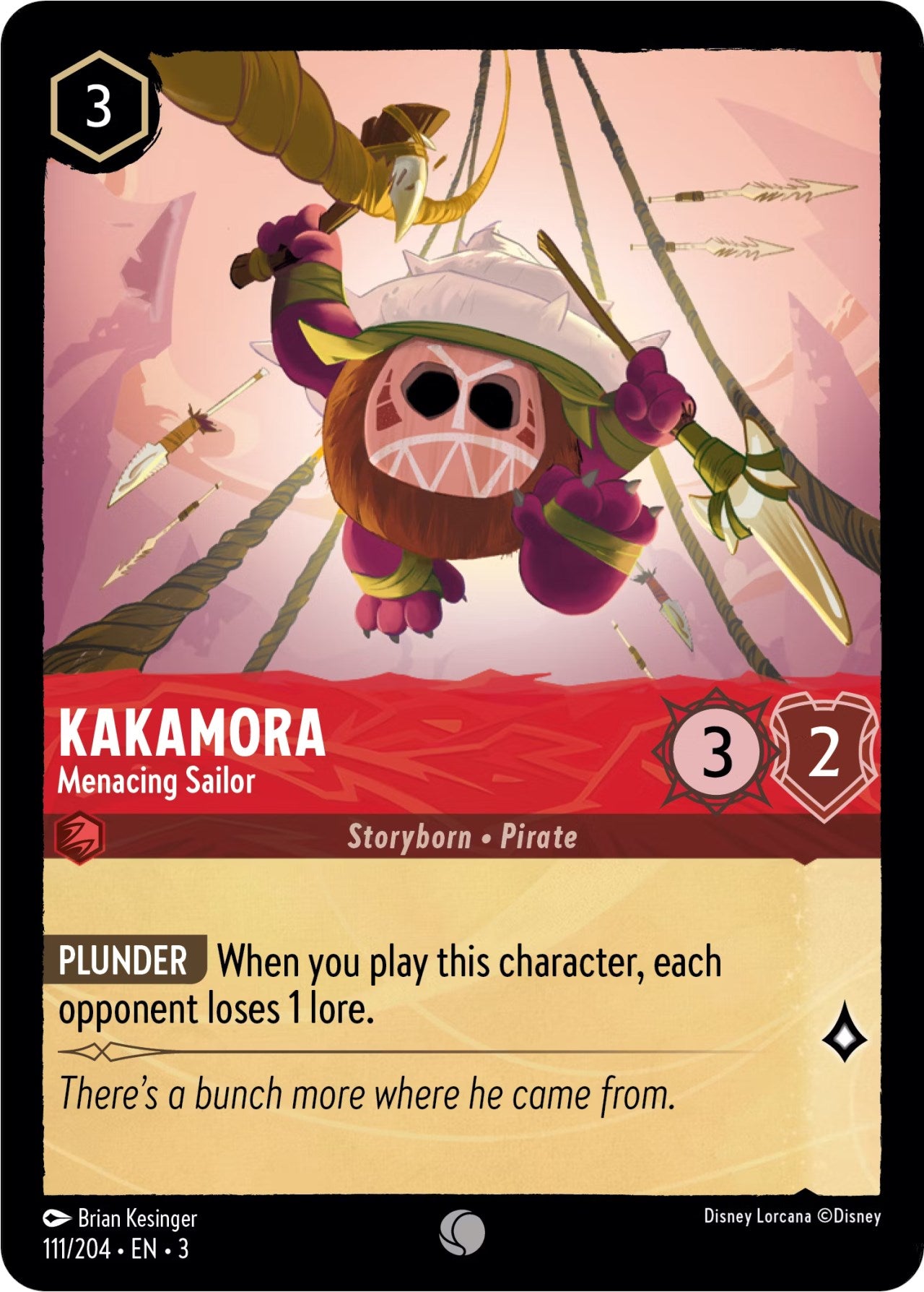 Kakamora - Menacing Sailor (111/204) [Into the Inklands] | Odin's Place