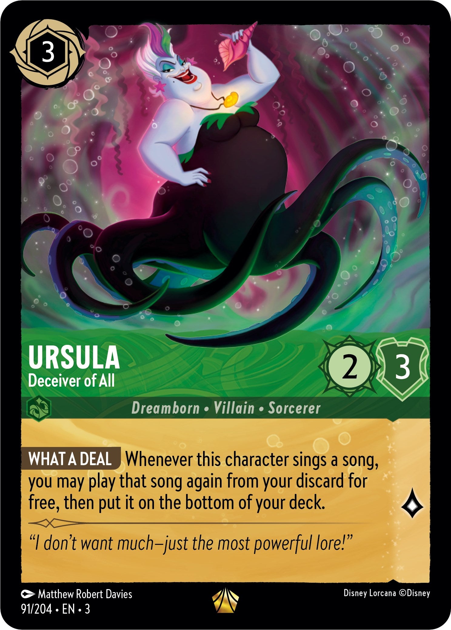 Ursula - Deceiver of All (91/204) [Into the Inklands] | Odin's Place