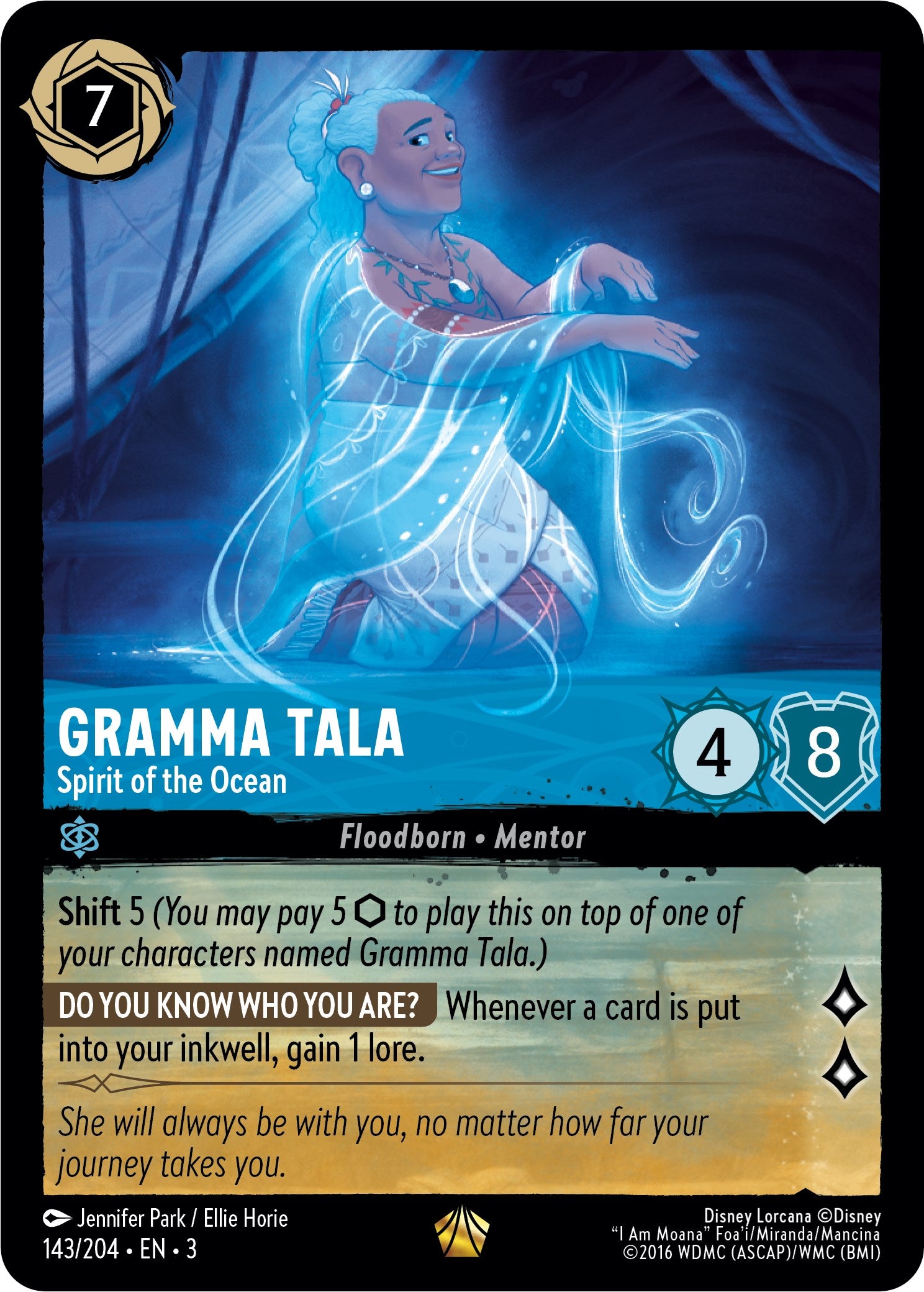 Gramma Tala - Spirit of the Ocean (143/204) [Into the Inklands] | Odin's Place