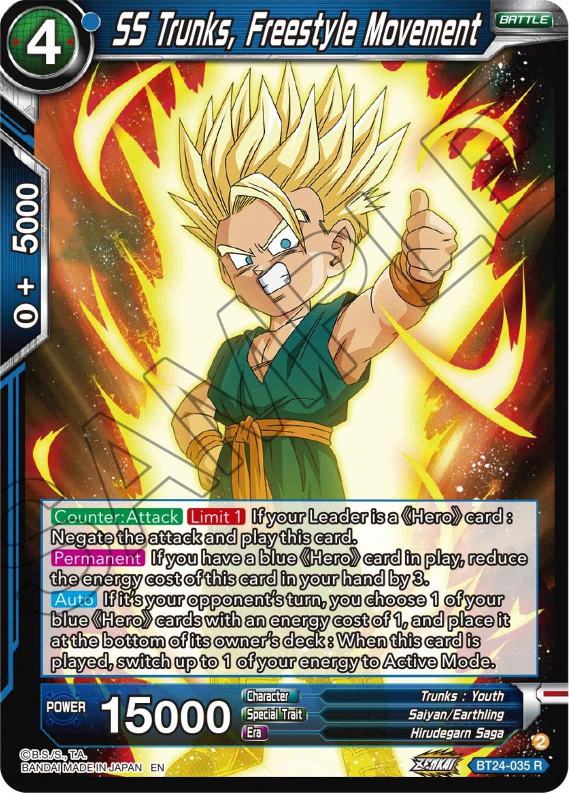 SS Trunks, Freestyle Movement (BT24-035) [Beyond Generations] | Odin's Place