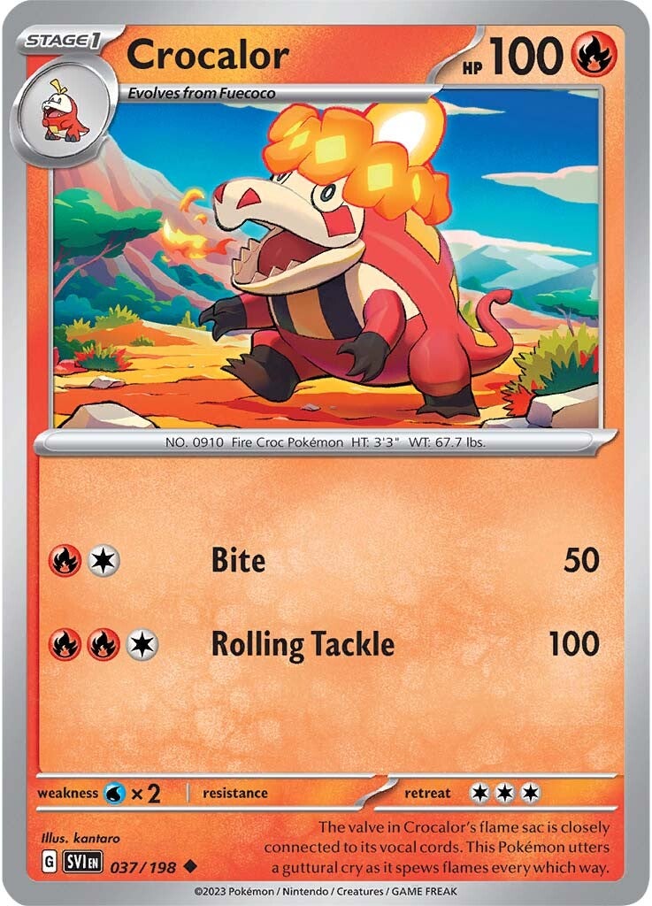 Crocalor (037/198) [Scarlet & Violet: Base Set] | Odin's Place