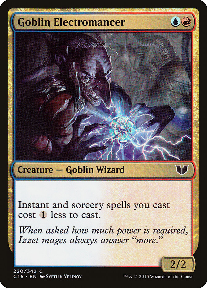 Goblin Electromancer (220) [Commander 2015] | Odin's Place