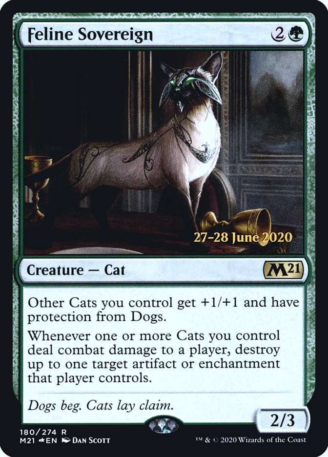 Feline Sovereign [Core Set 2021 Prerelease Promos] | Odin's Place