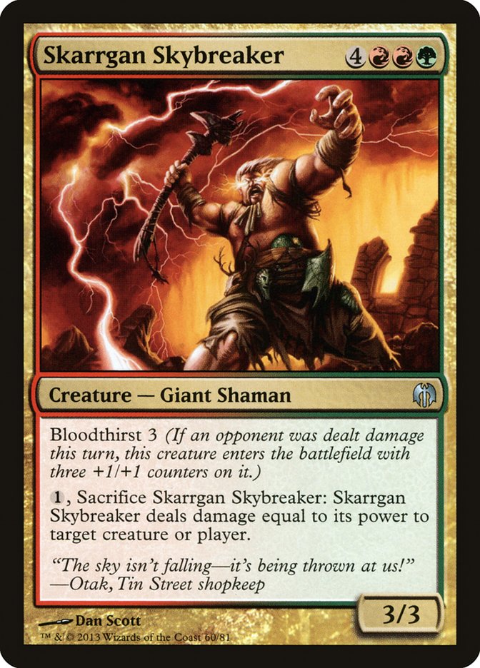 Skarrgan Skybreaker (60) [Duel Decks: Heroes vs. Monsters] | Odin's Place