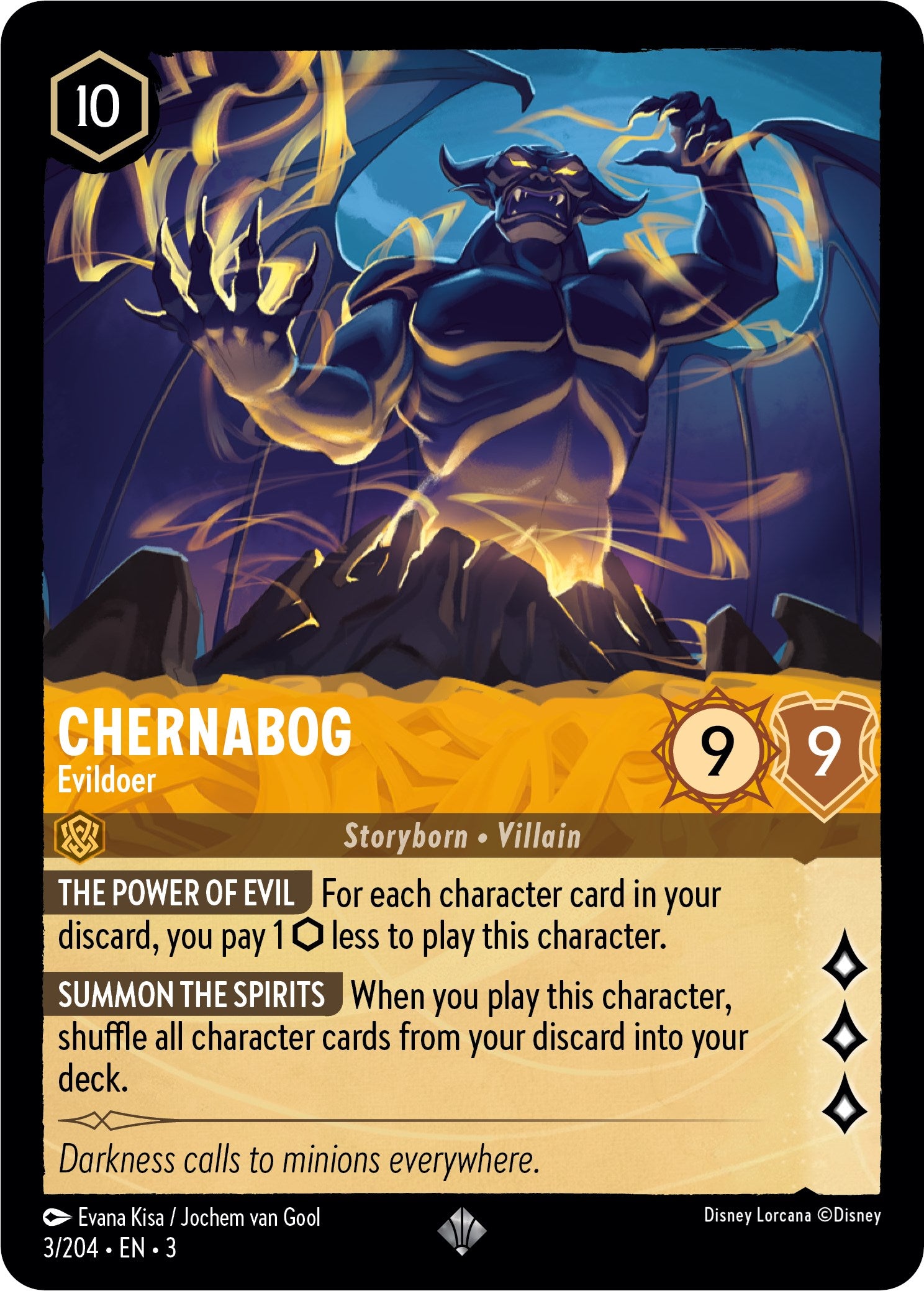 Chernabog - Evildoer (3/204) [Into the Inklands] | Odin's Place
