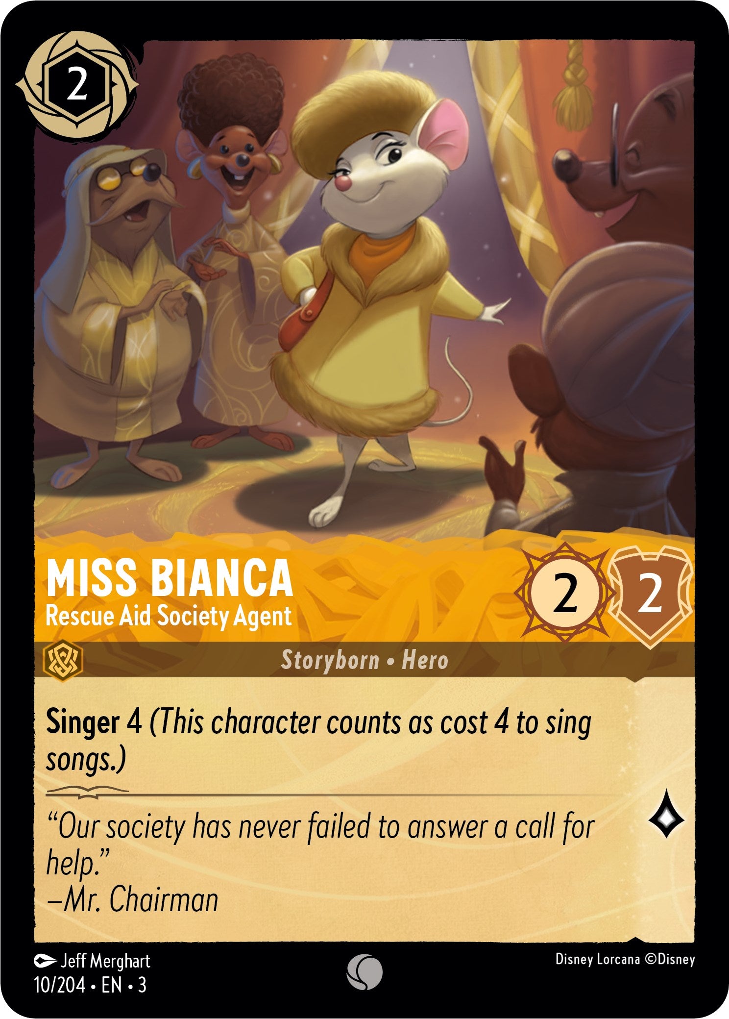 Miss Bianca - Rescue Aid Society Agent (10/204) [Into the Inklands] | Odin's Place