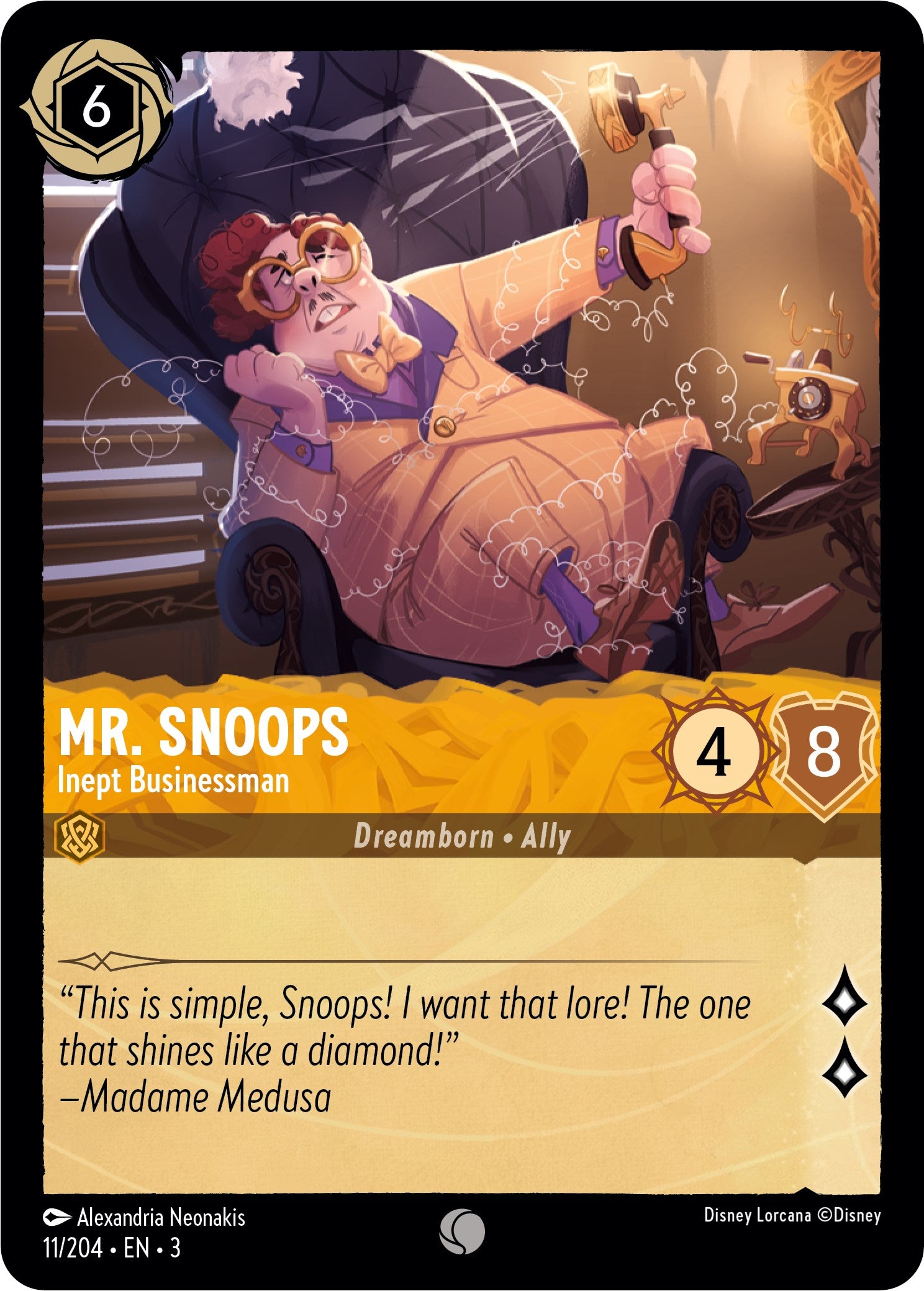 Mr. Snoops - Inept Businessman (11/204) [Into the Inklands] | Odin's Place