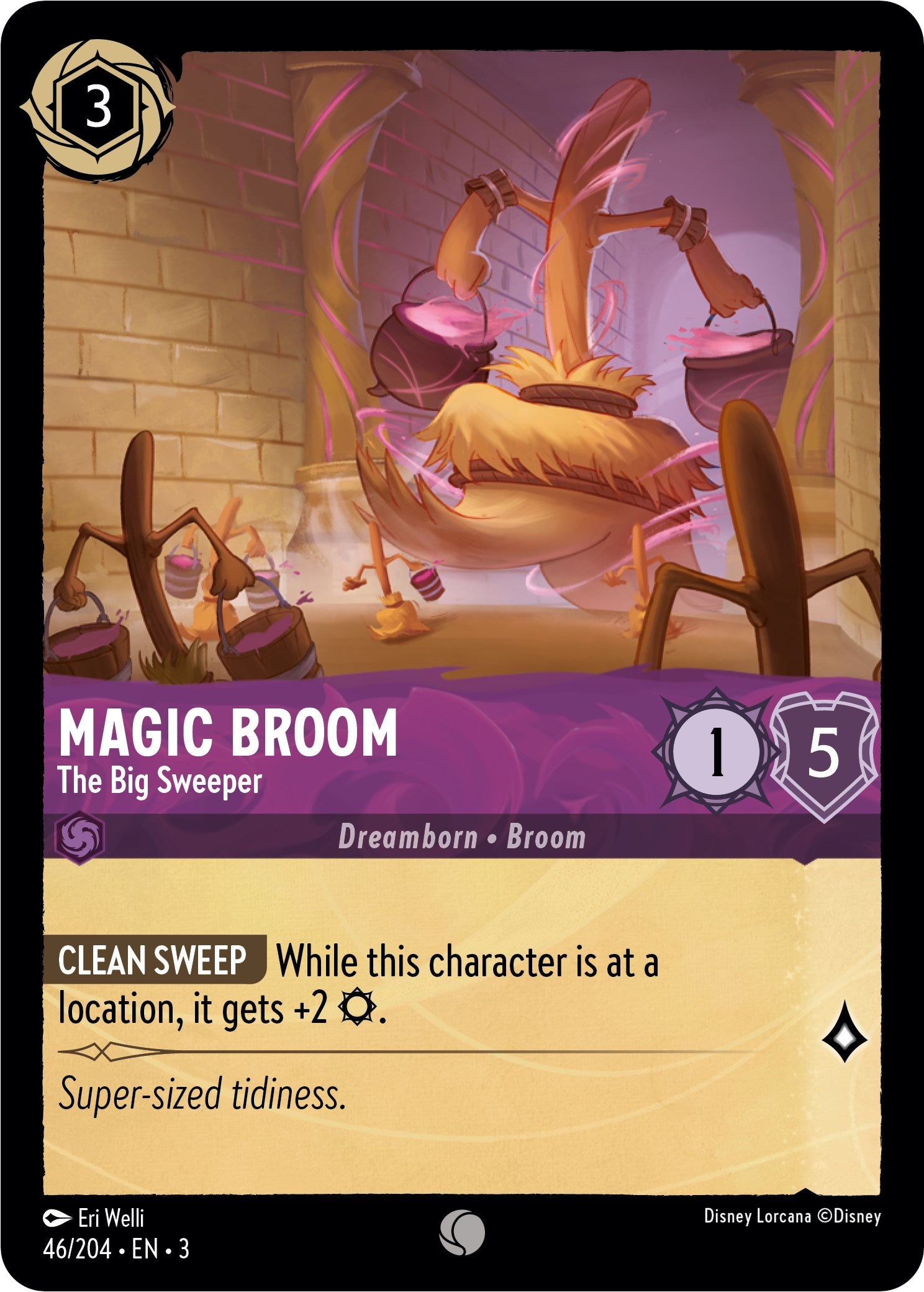 Magic Broom - The Big Sweeper (46//204) [Into the Inklands] | Odin's Place