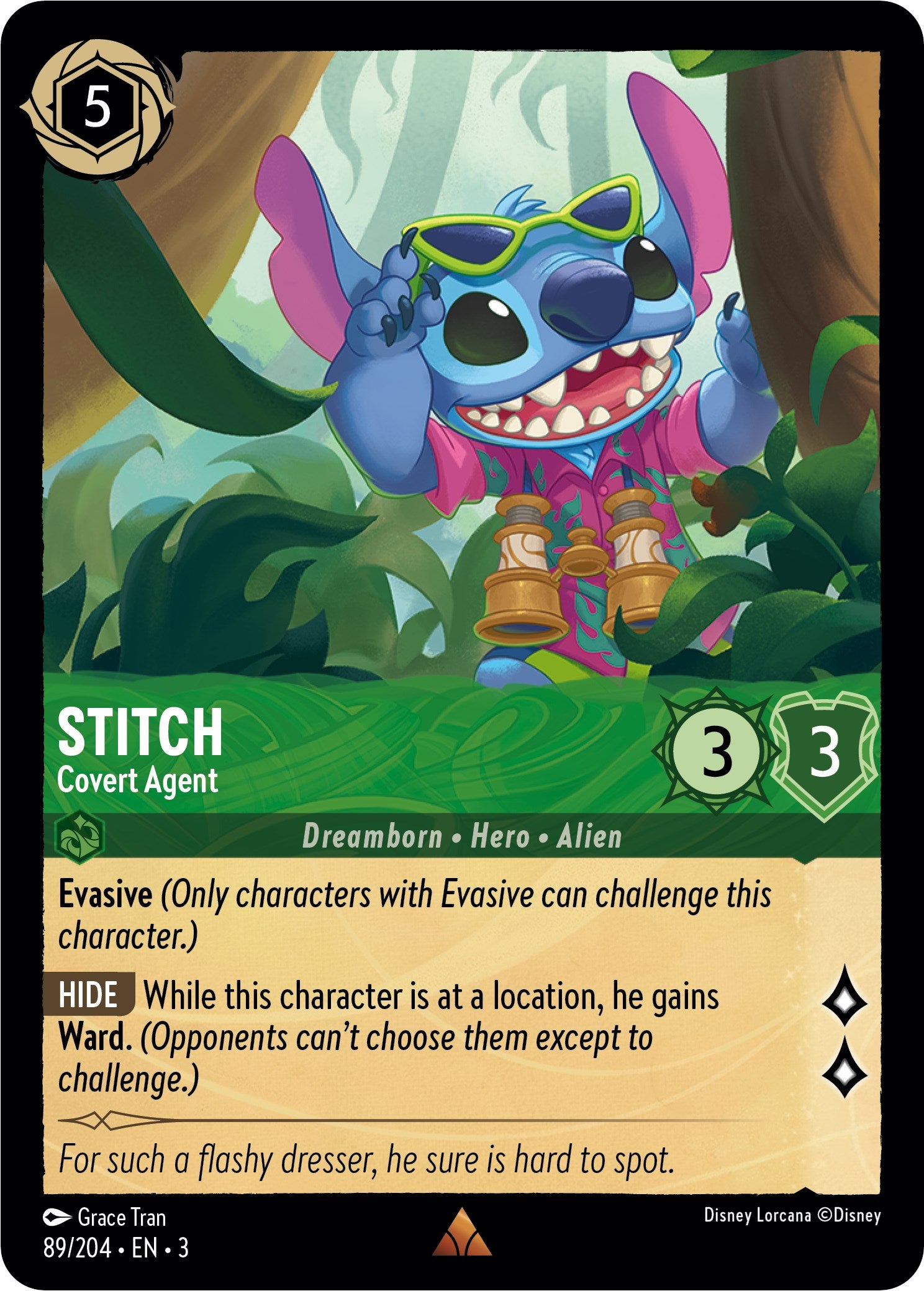 Stitch - Covert Agent (89//204) [Into the Inklands] | Odin's Place