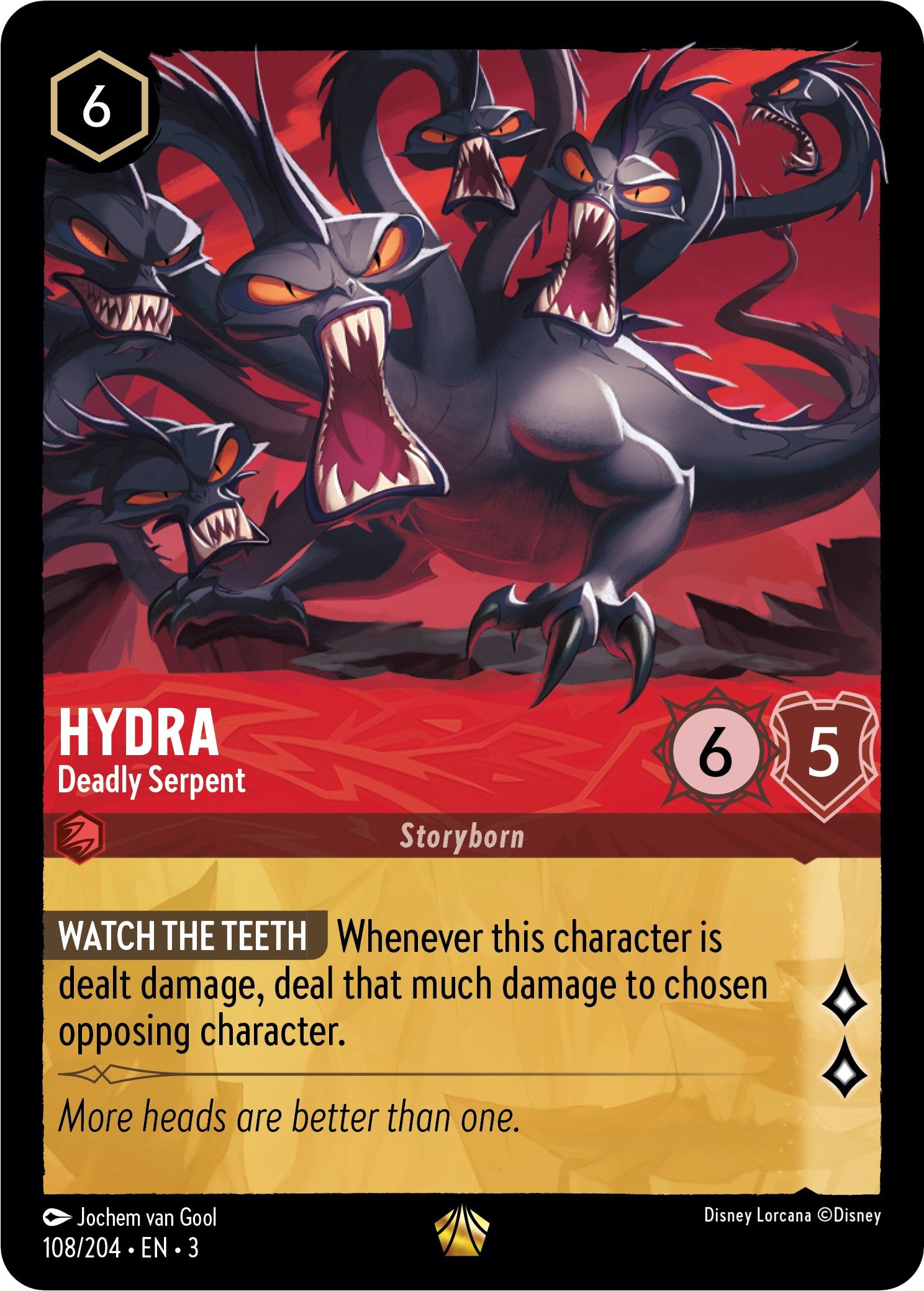 Hydra - Deadly Serpent (108/204) [Into the Inklands] | Odin's Place