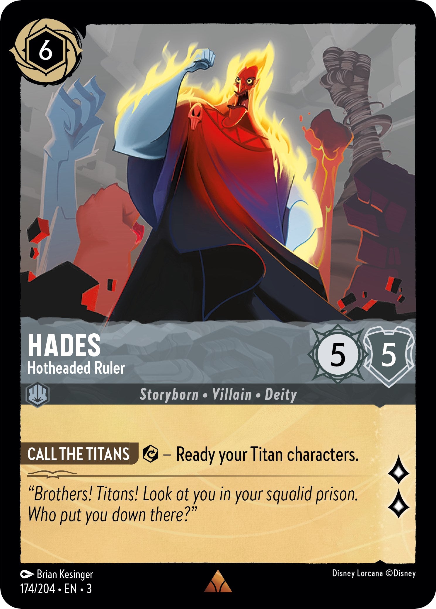 Hades - Hotheaded Ruler (174/204) [Into the Inklands] | Odin's Place