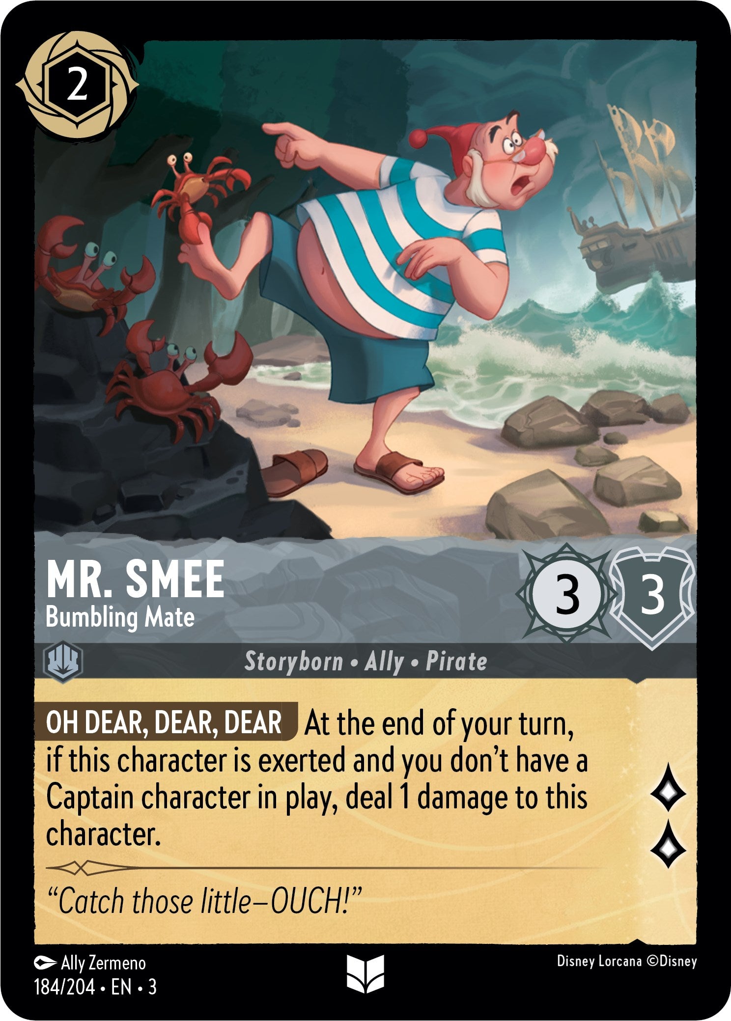 Mr. Smee - Bumbling Mate (184/204) [Into the Inklands] | Odin's Place