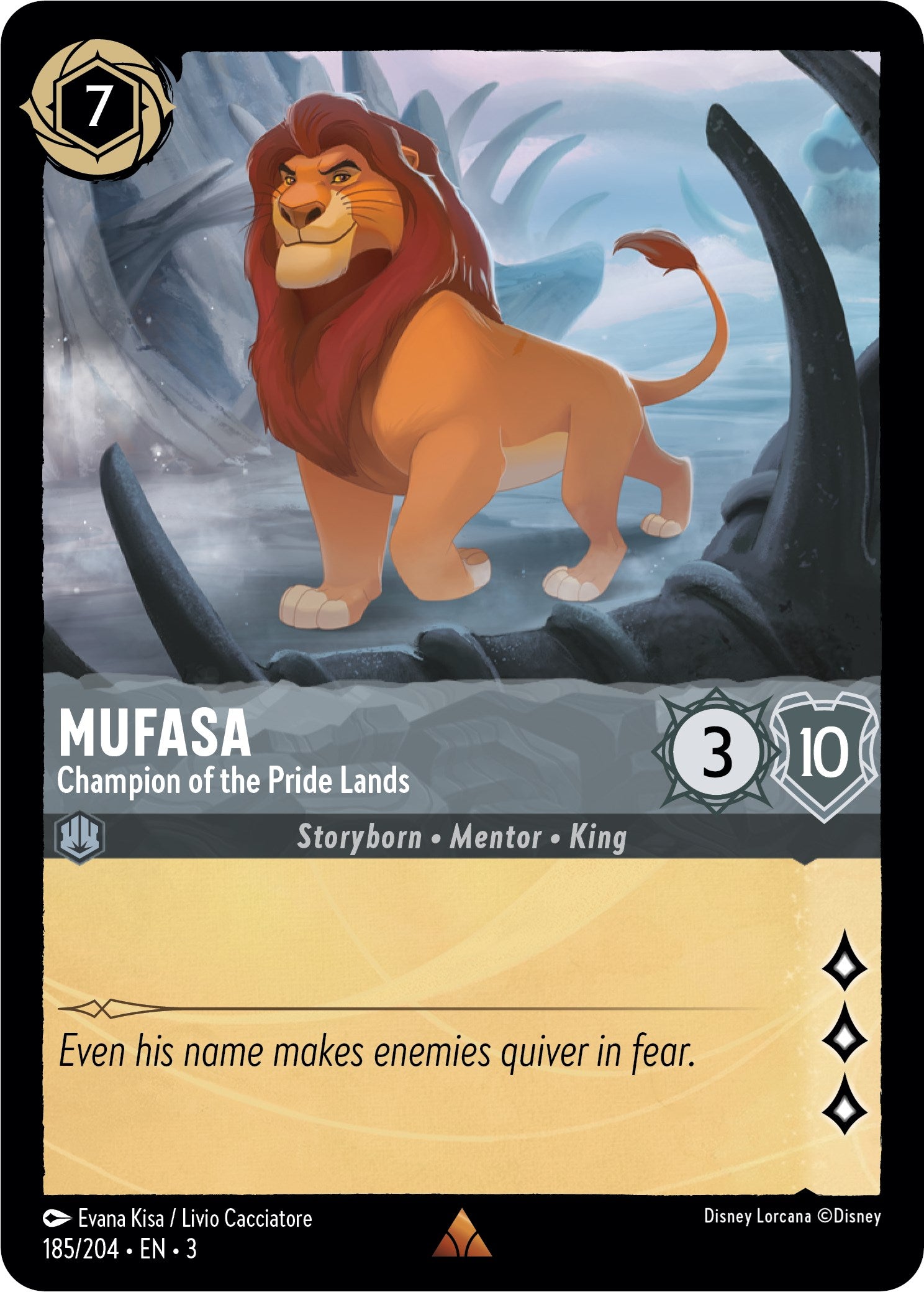 Mufasa - Champion of the Pride Lands (185/204) [Into the Inklands] | Odin's Place