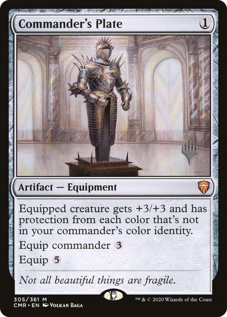 Commander's Plate (Promo Pack) [Murders at Karlov Manor Promos] | Odin's Place