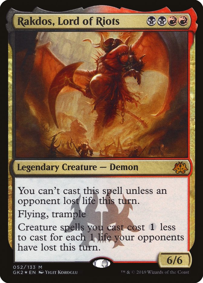 Rakdos, Lord of Riots (52) [Ravnica Allegiance Guild Kit] | Odin's Place