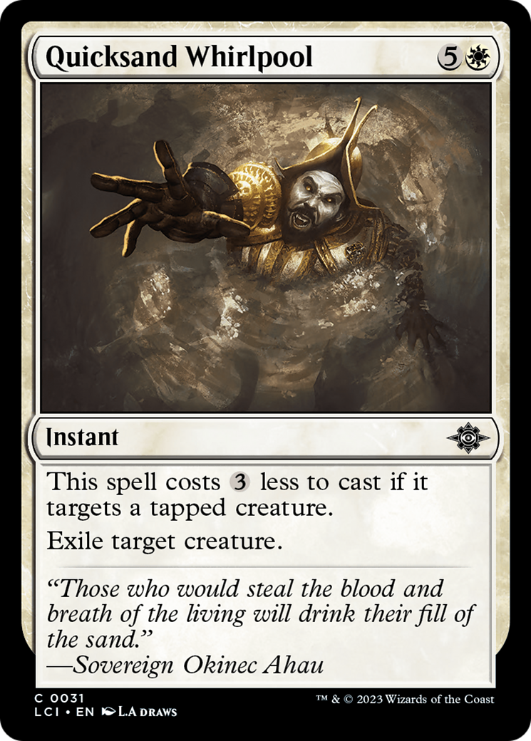 Quicksand Whirlpool [The Lost Caverns of Ixalan] | Odin's Place